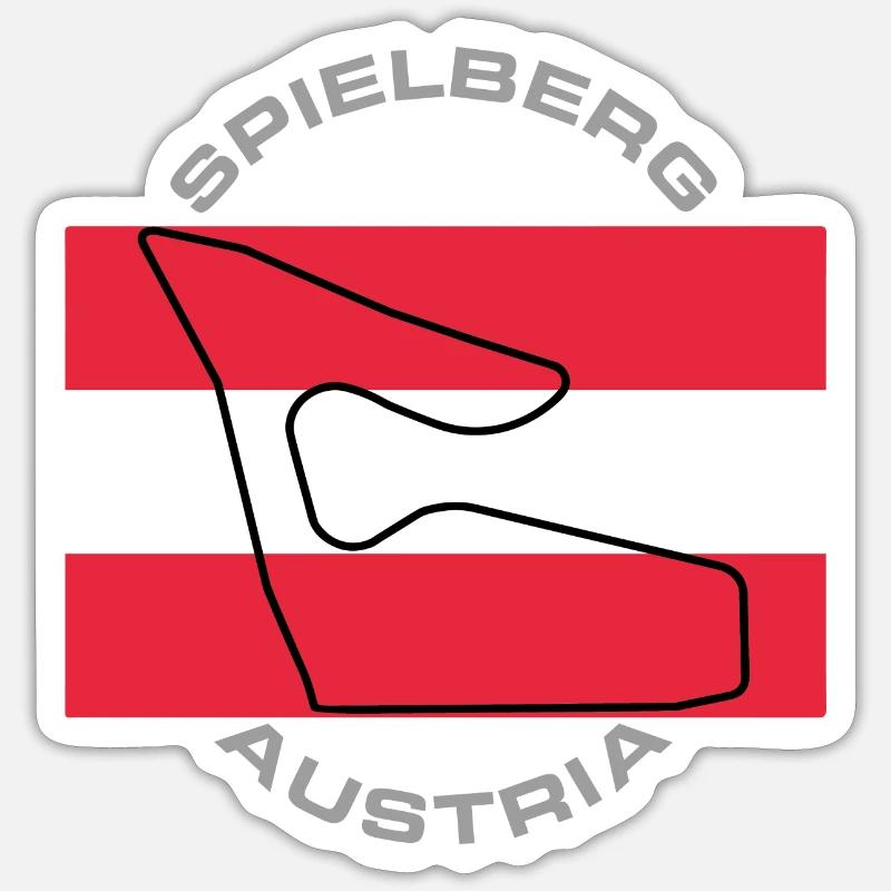 Austrian Racetrack Sticker size S (10 x 10 cm)