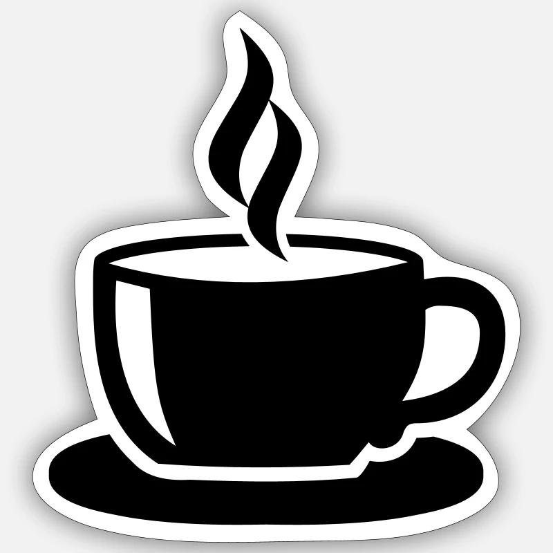 Coffee Sticker size S (10 x 10 cm)