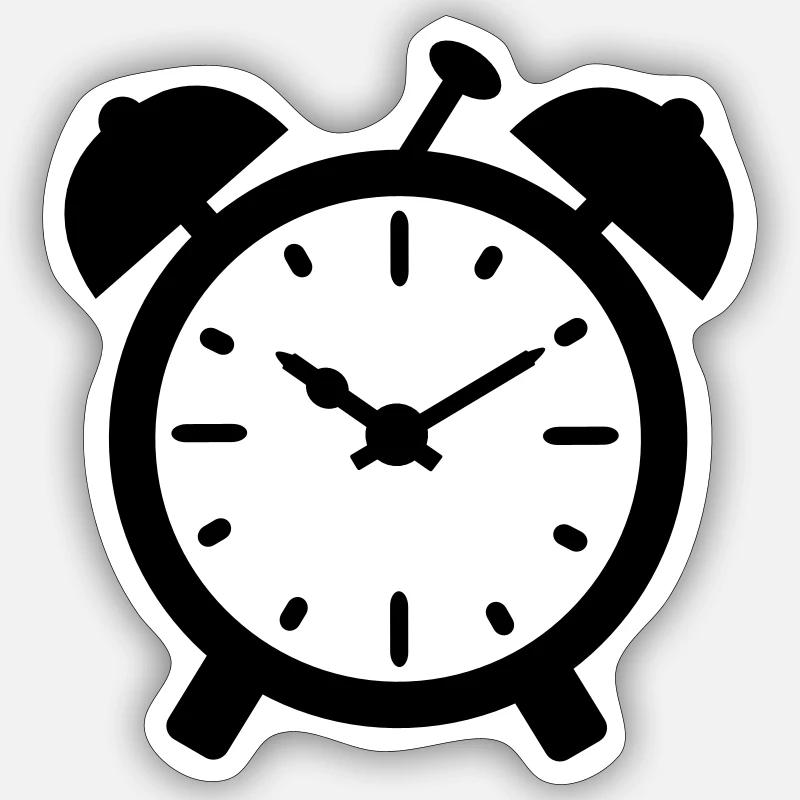 clock Sticker size S (10 x 10 cm)
