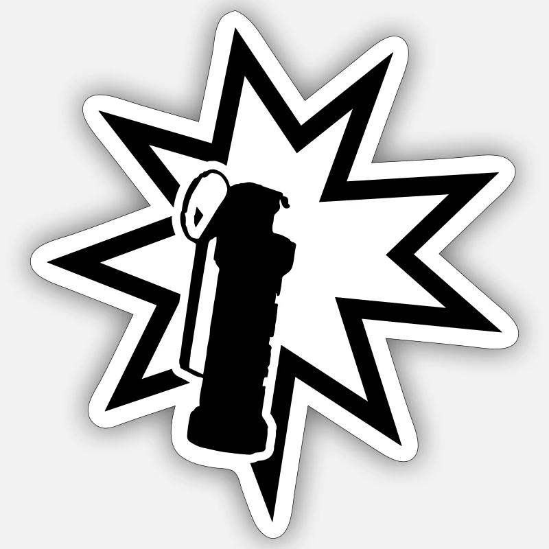 Sticker Größe S (10 x 10 cm) - 