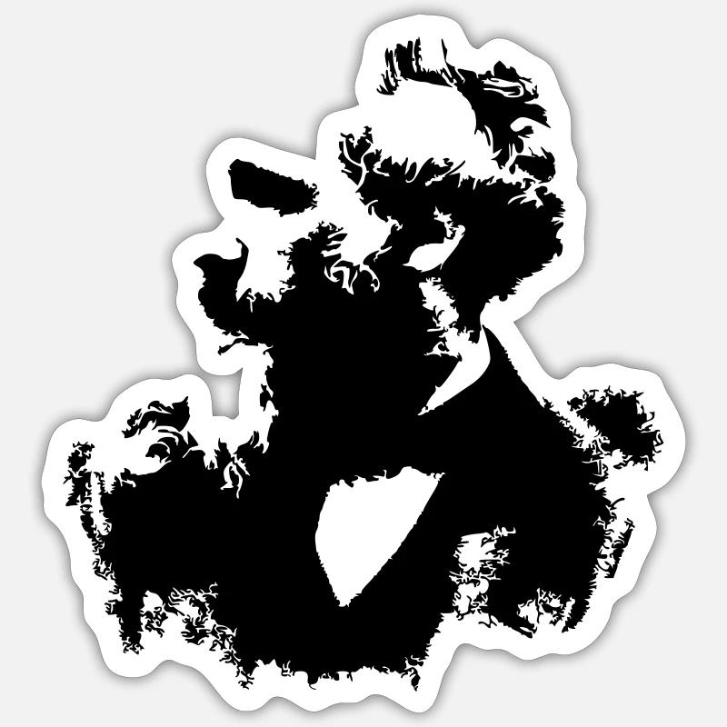 James Clerk Maxwell Sticker size S (10 x 10 cm)