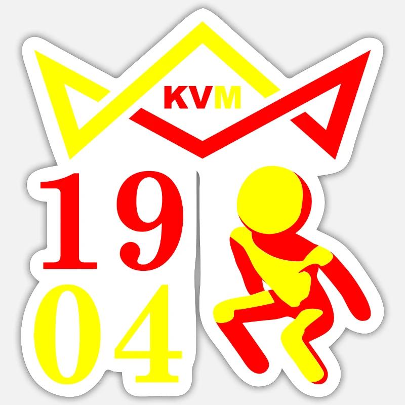 KaVe - Sticker Größe S (10 x 10 cm) - Mattweiß