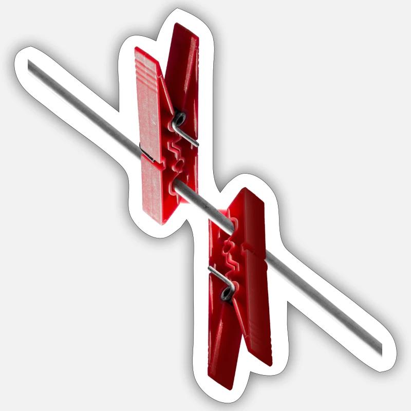 Standpunkte - Sticker Größe S (10 x 10 cm) - Mattweiß