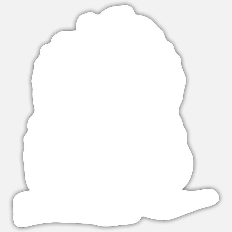Cute owl - Sticker size S (10 x 10 cm) - white matte