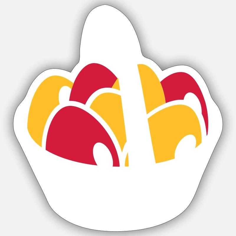 Easter - Sticker size S (10 x 10 cm) - white matte
