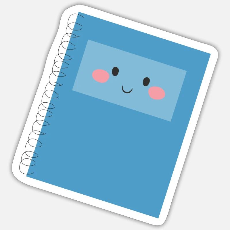Carnet - Sticker taille S (10 x 10 cm) - blanc mat