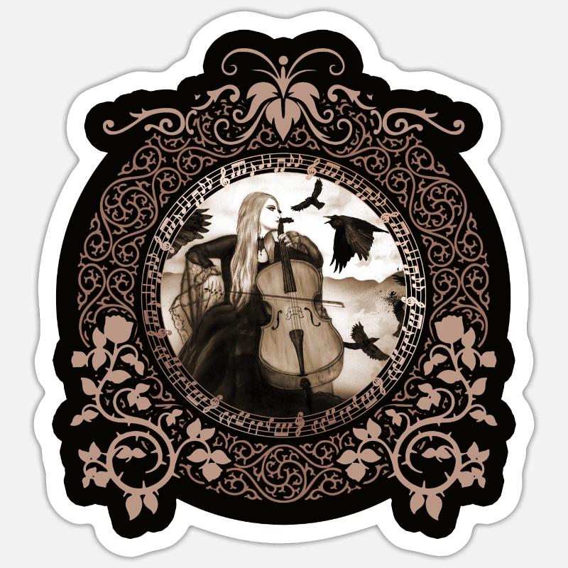 Gothic Sticker size S (10 x 10 cm)