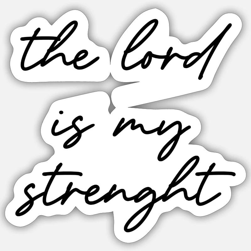 Jésus - Sticker taille S (10 x 10 cm) - blanc mat