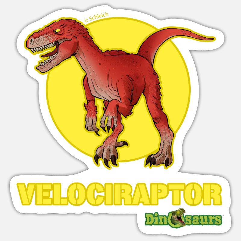 Schleich Dinosaurs Velociraptor Sticker size S (10 x 10 cm)