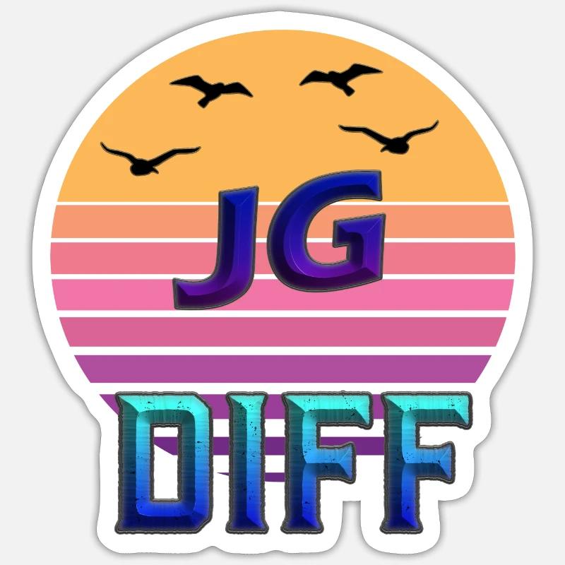 Mid,Supp,Adc,Top,Jgl,Jg Diff,Difference Legends Sticker Größe S (10 x 10 cm)