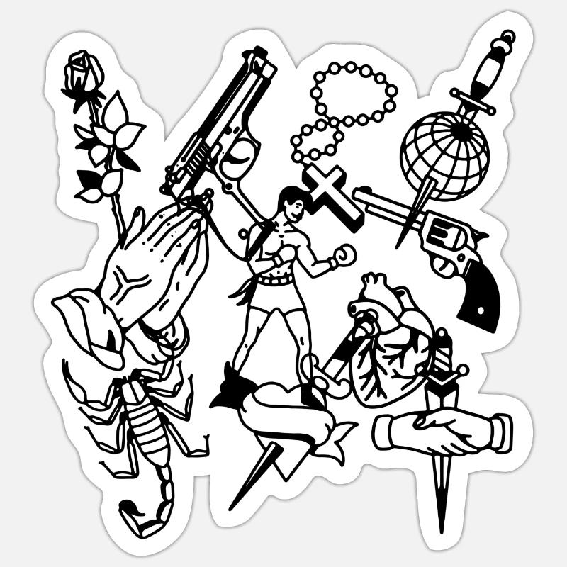 Sticker taille S (10 x 10 cm) - 