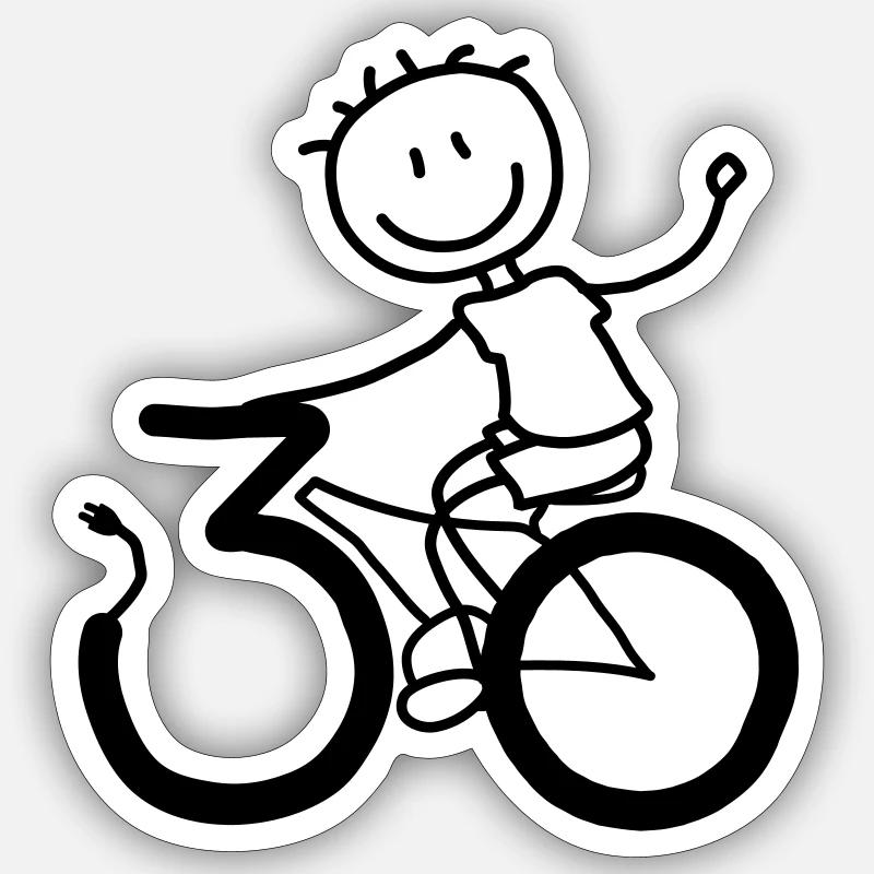 Fully energized through the 30s! Sticker size S (10 x 10 cm)