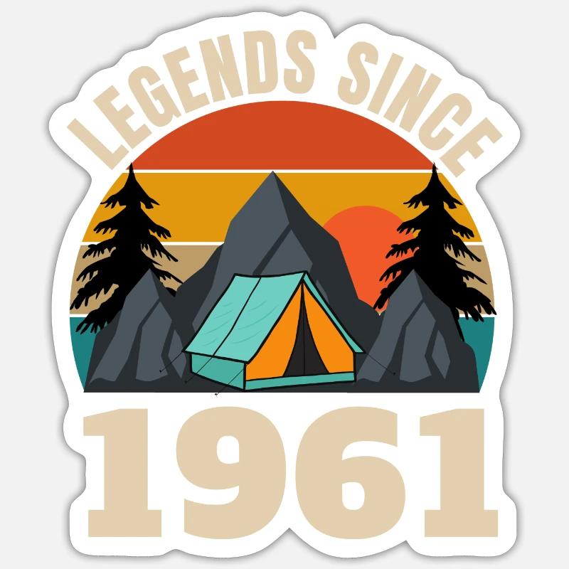 LEGENDS SINCE 1961 Sticker size S (10 x 10 cm)