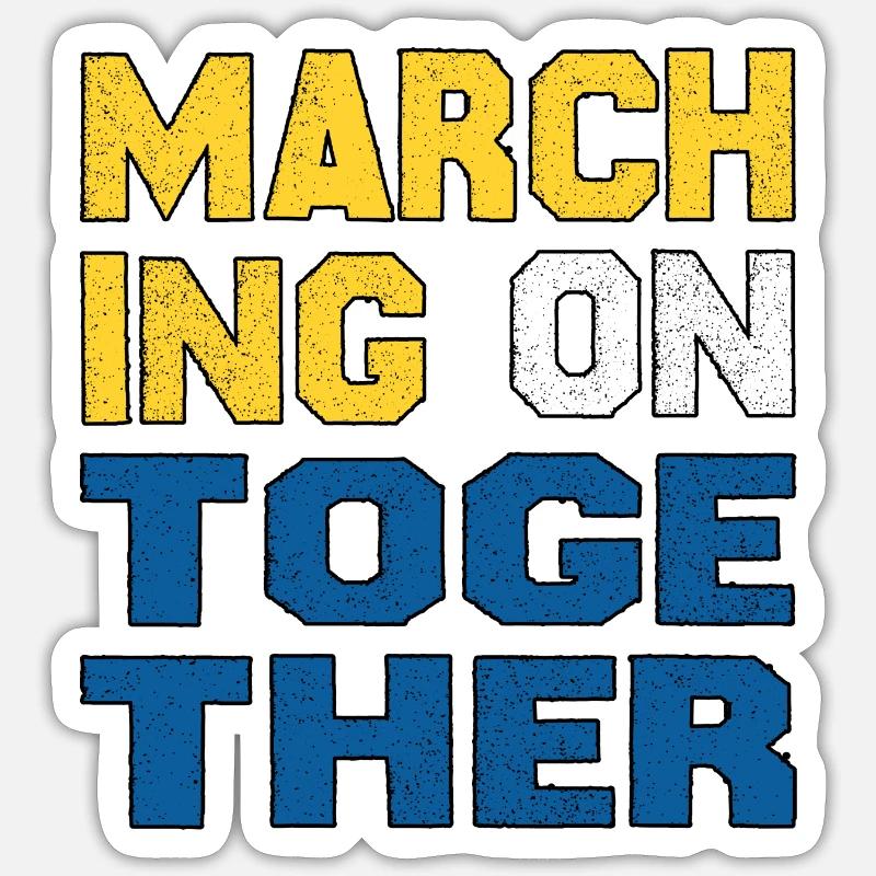 Marcher ensemble Sticker taille S (10 x 10 cm)