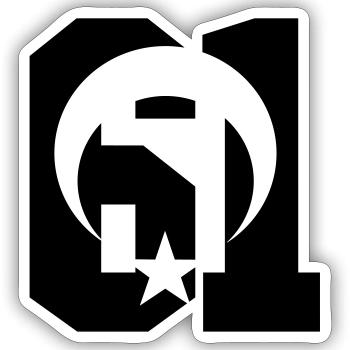 Trabzon 61 Türkiye - Sticker Größe S (10 x 10 cm) - Mattweiß - Vorne