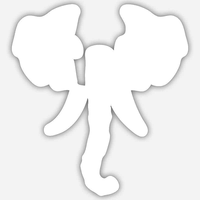 elephant Sticker size S (10 x 10 cm)