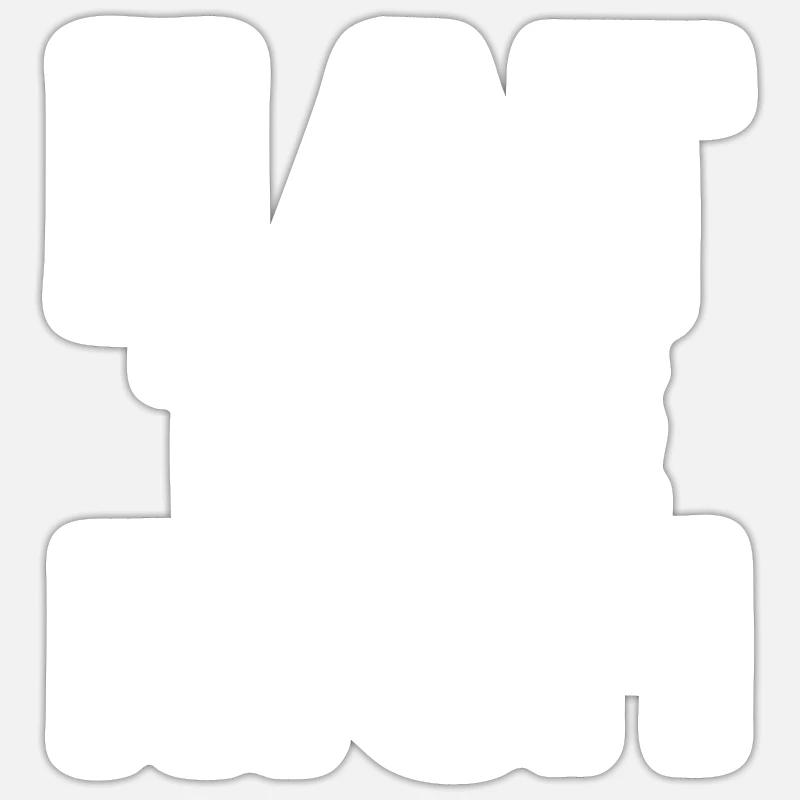 Sticker Größe S (10 x 10 cm) - 