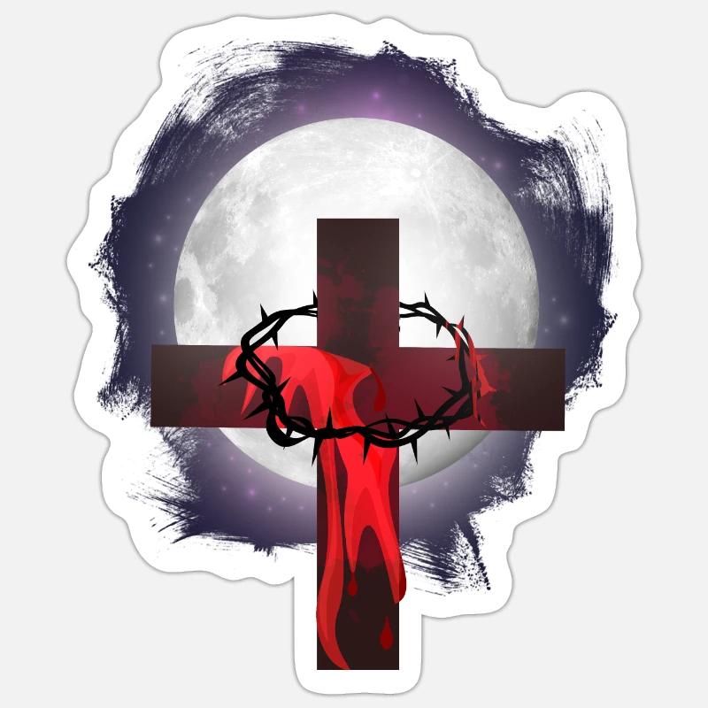 Redemption - Sticker size S (10 x 10 cm) - white matte
