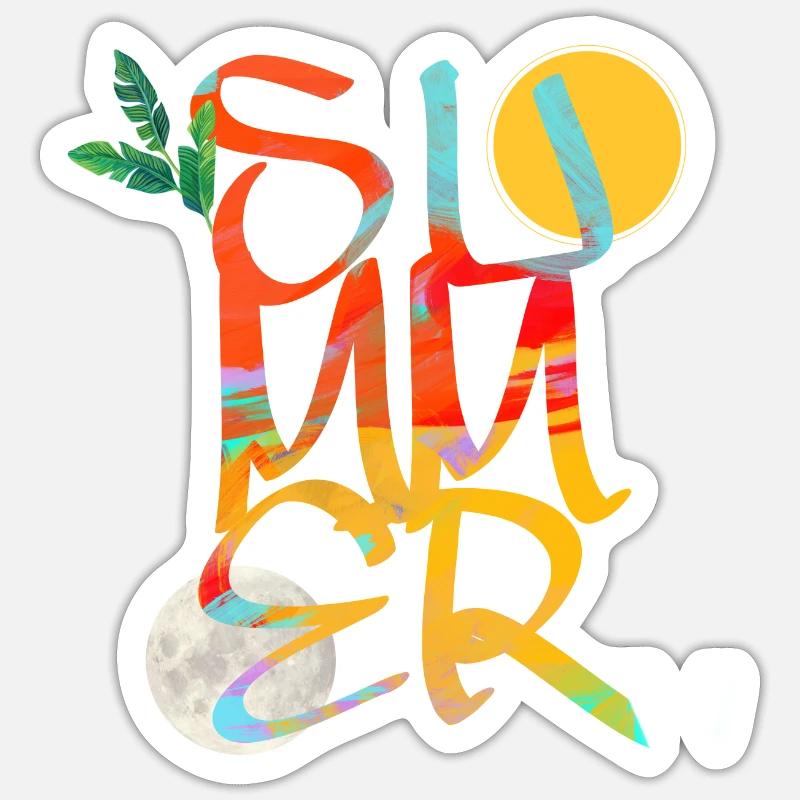 été Sticker taille S (10 x 10 cm)