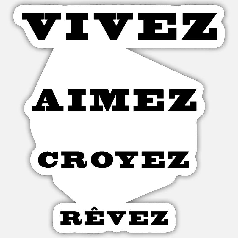 Sticker taille S (10 x 10 cm) - 