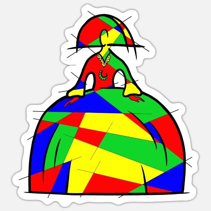 Sticker Größe S (10 x 10 cm) - 