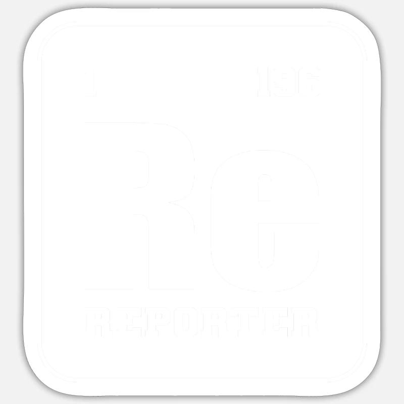 Periodische Elemente Sender Geschenk Sticker Größe S (10 x 10 cm)