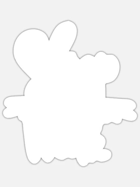 Coole Mama | Geschenke für Mütter | Mutti Sprüche - Sticker Größe S (10 x 10 cm) - Mattweiß