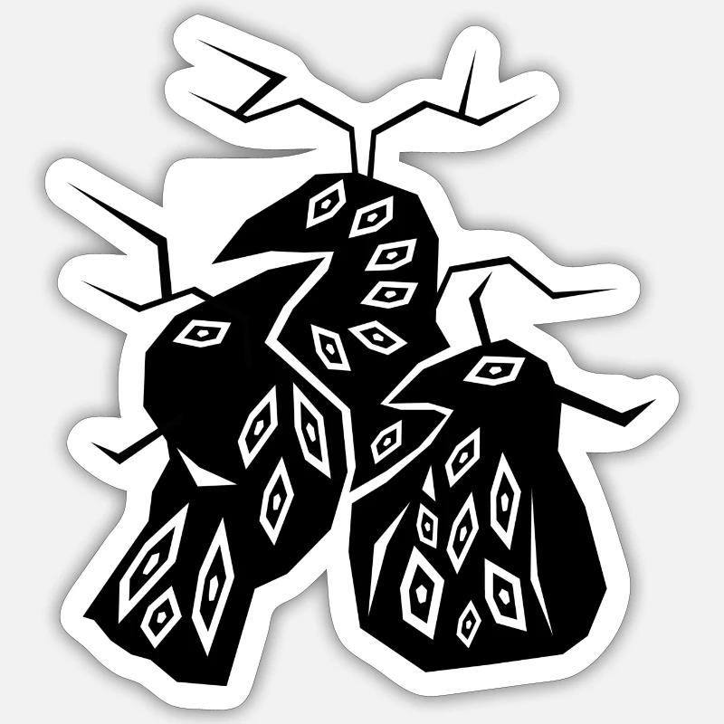 CRYPTIC CROWS Sticker Größe S (10 x 10 cm)