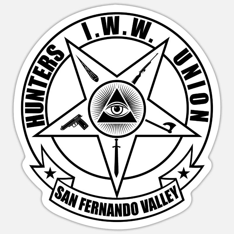 Vampire Hunter Day Shift Sticker formato S (10 x 10 cm)