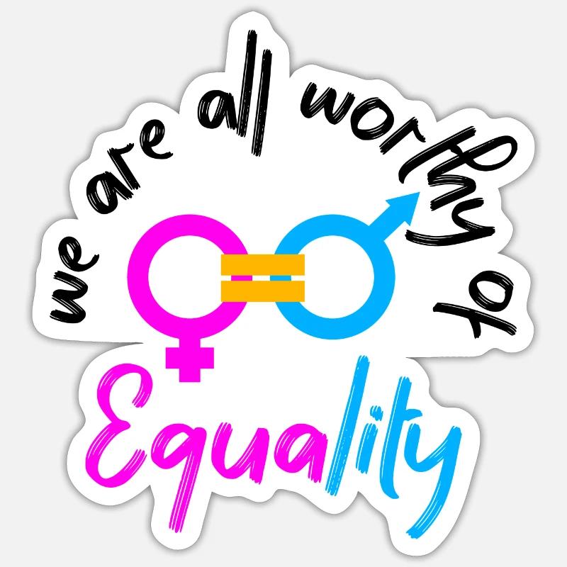 Equality Sticker size S (10 x 10 cm)