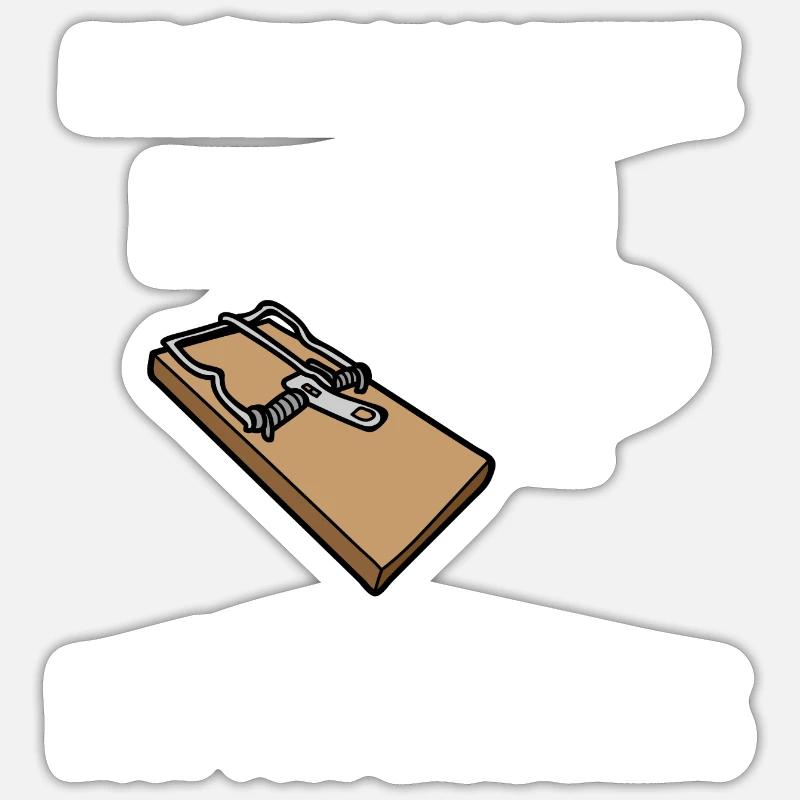 nous n'avons pas de sonnette - Sticker taille S (10 x 10 cm) - blanc mat