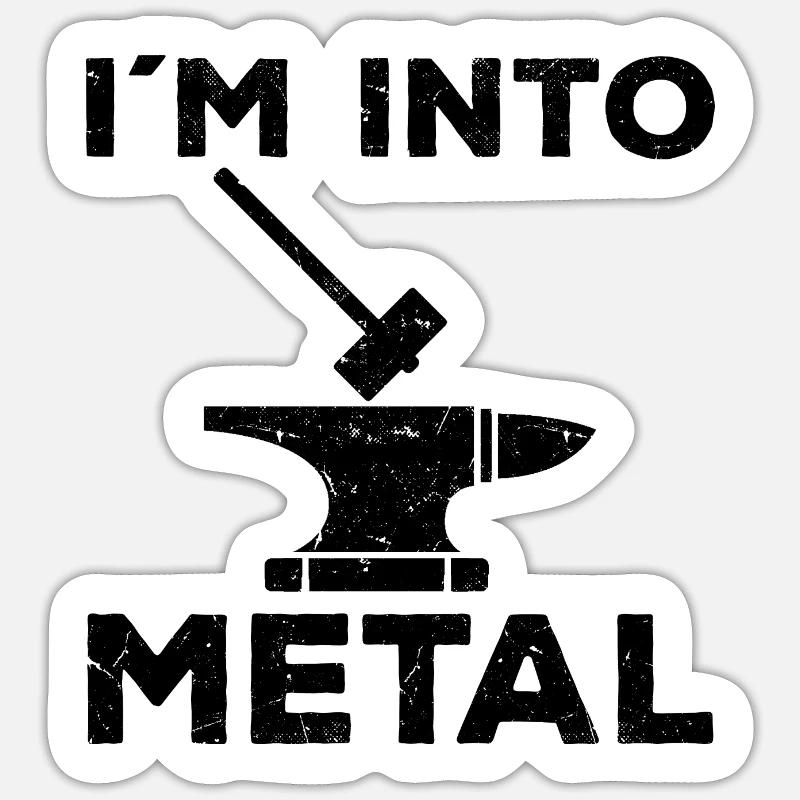 Forger - Sticker taille S (10 x 10 cm) - blanc mat