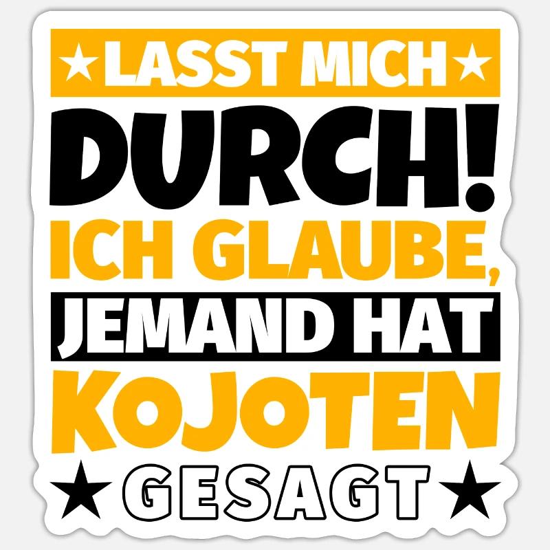 Sticker Größe S (10 x 10 cm) - 