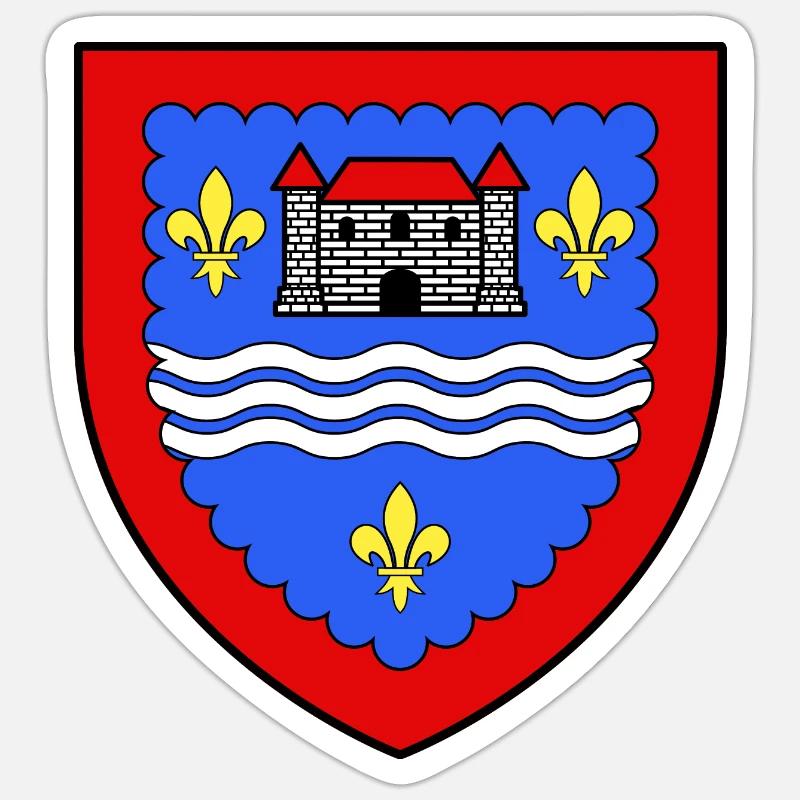 Indre Blason - Sticker taille S (10 x 10 cm) - blanc mat