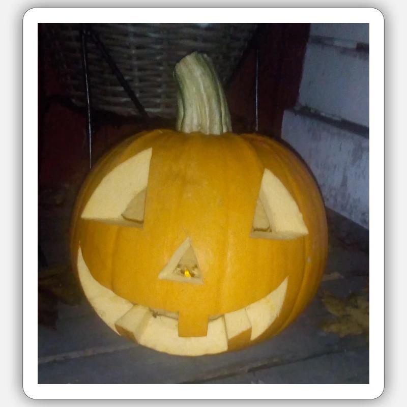 Pumpkin - Sticker size S (10 x 10 cm) - white matte