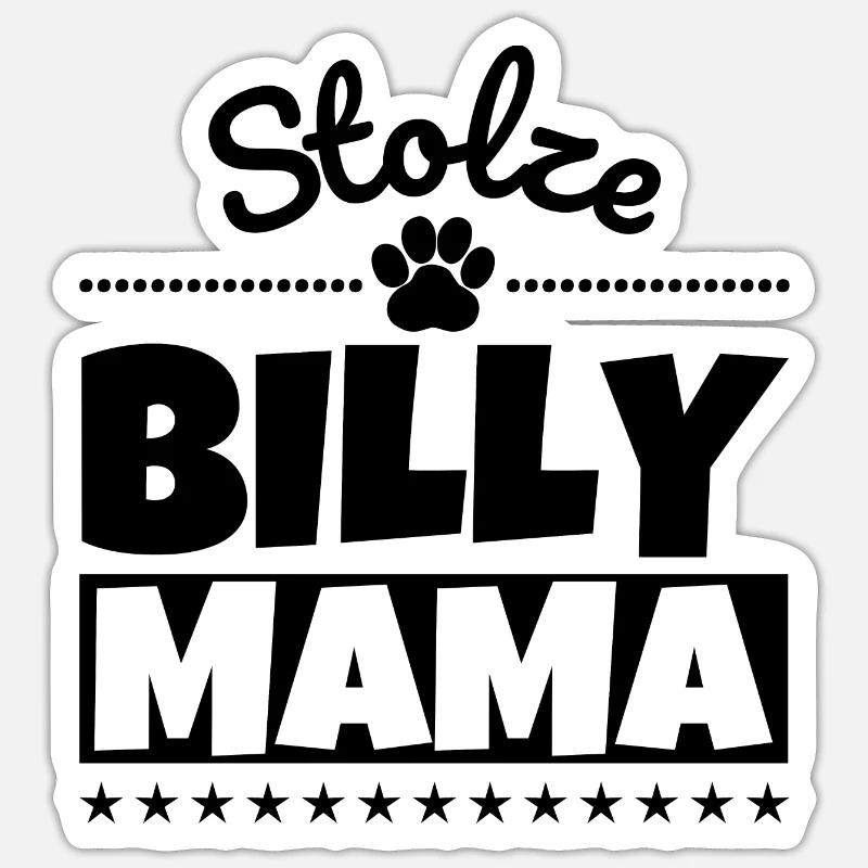 Stolze Billy Mama Sticker Größe S (10 x 10 cm)