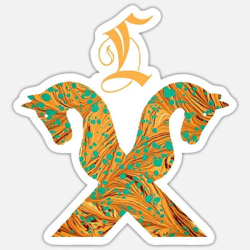 Pignon pour chevaux E 95 l Sticker taille S (10 x 10 cm)