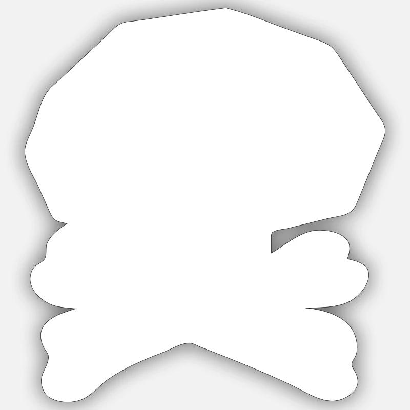 Sake - Sticker Größe S (10 x 10 cm) - Mattweiß