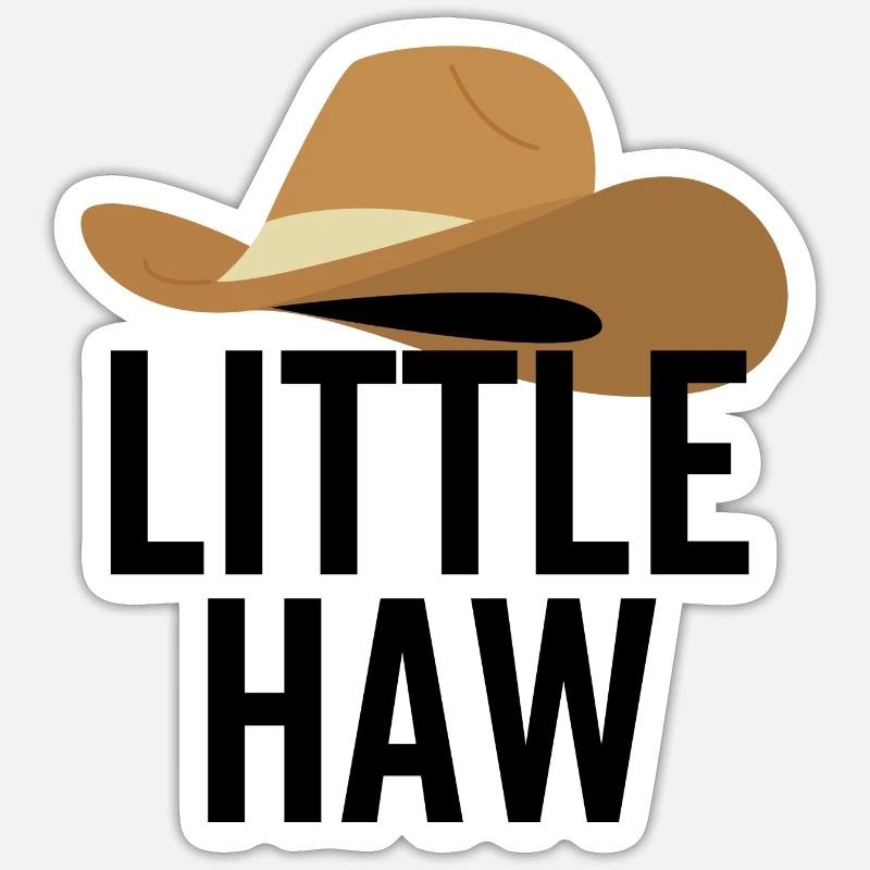 Little Haw Sticker size S (10 x 10 cm)