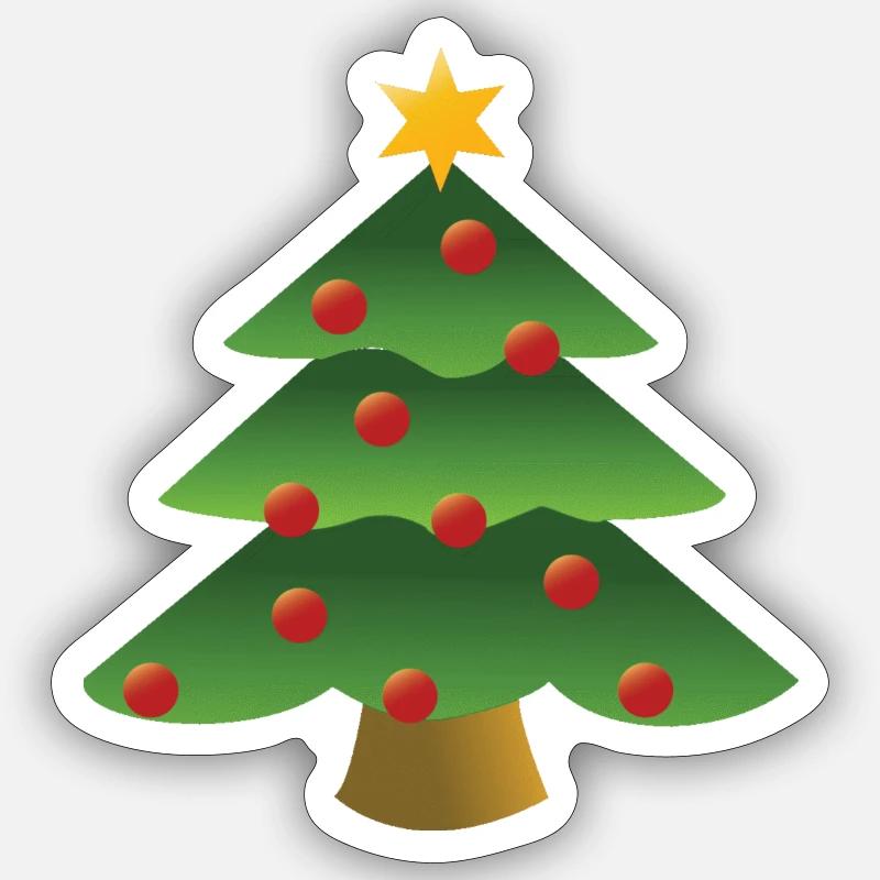 Fir tree Sticker size S (10 x 10 cm)