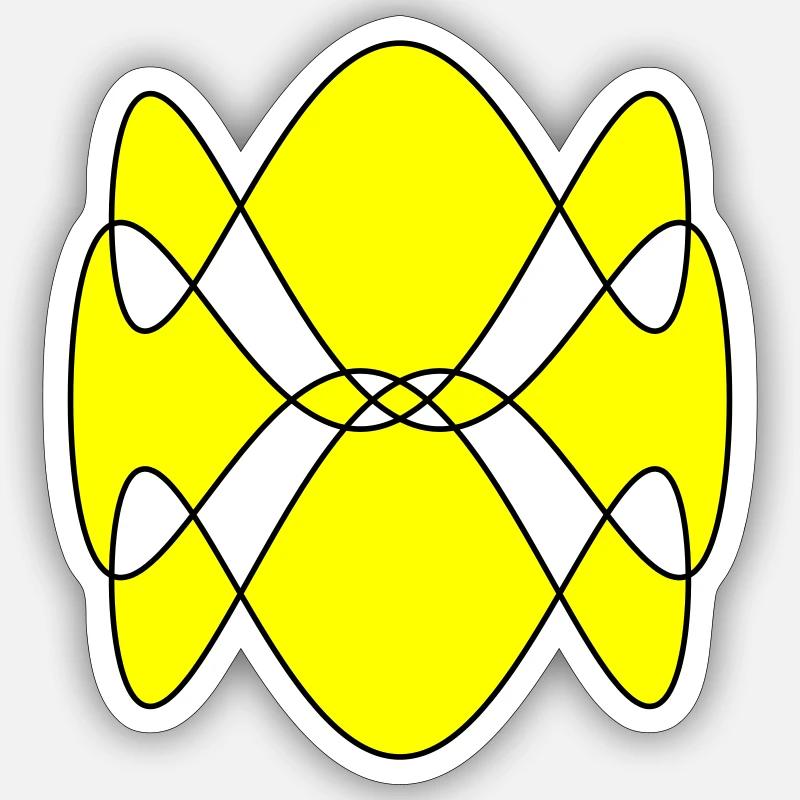 Spirogramm Sticker Größe S (10 x 10 cm)