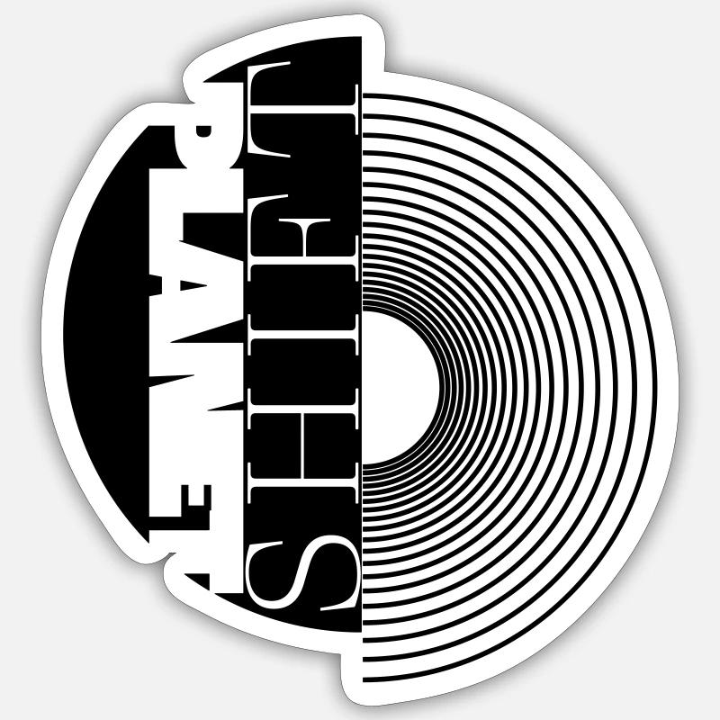 PlanetShift23 - Sticker Größe S (10 x 10 cm) - Mattweiß