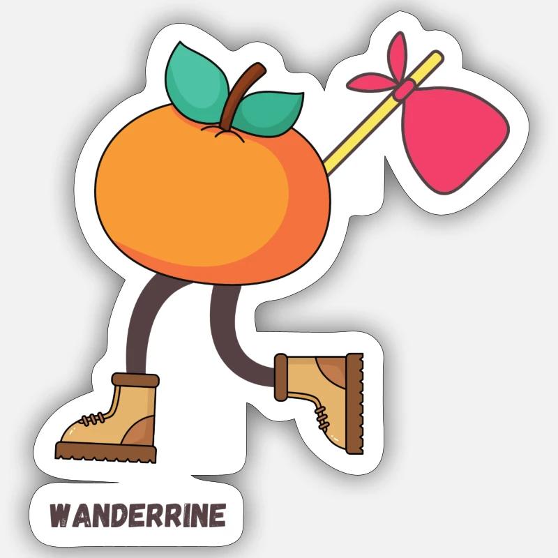 Wanderrine Sticker Größe S (10 x 10 cm)