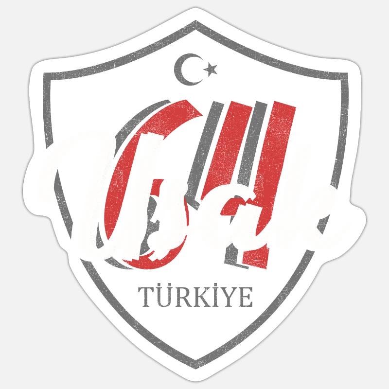 Usak - Sticker Größe S (10 x 10 cm) - Mattweiß