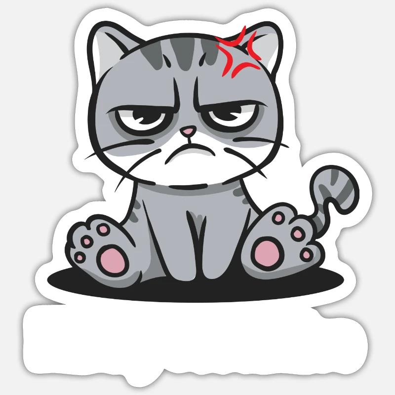 Slightly offensive sarcastic funny sarcasm Sticker size S (10 x 10 cm)