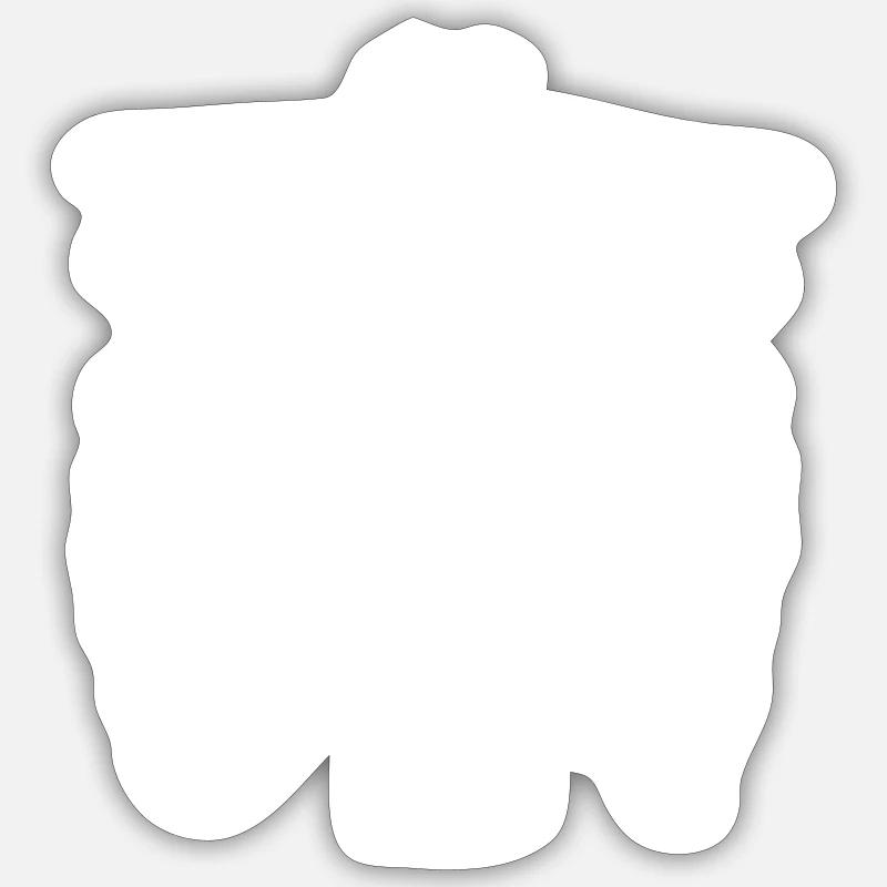 Skeleton front rip cage Sticker size S (10 x 10 cm)