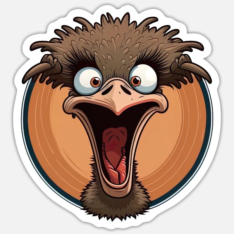 I m so crazy! - Sticker size S (10 x 10 cm) - white matte