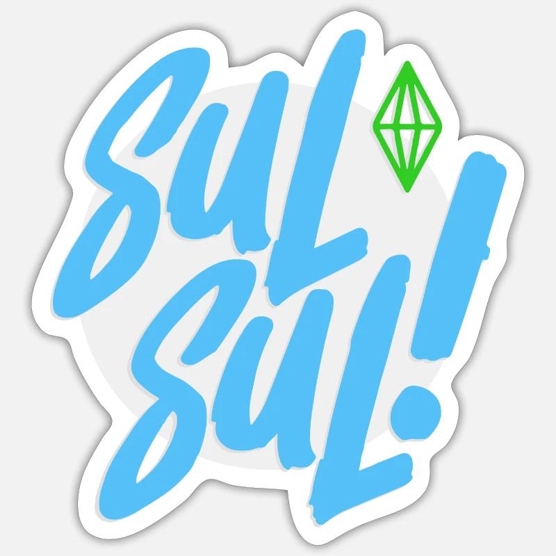 Sims Sul Sul Sticker Größe S (10 x 10 cm)