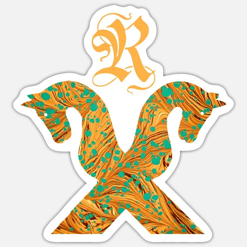 Pignon pour chevaux E 95 R Sticker taille S (10 x 10 cm)