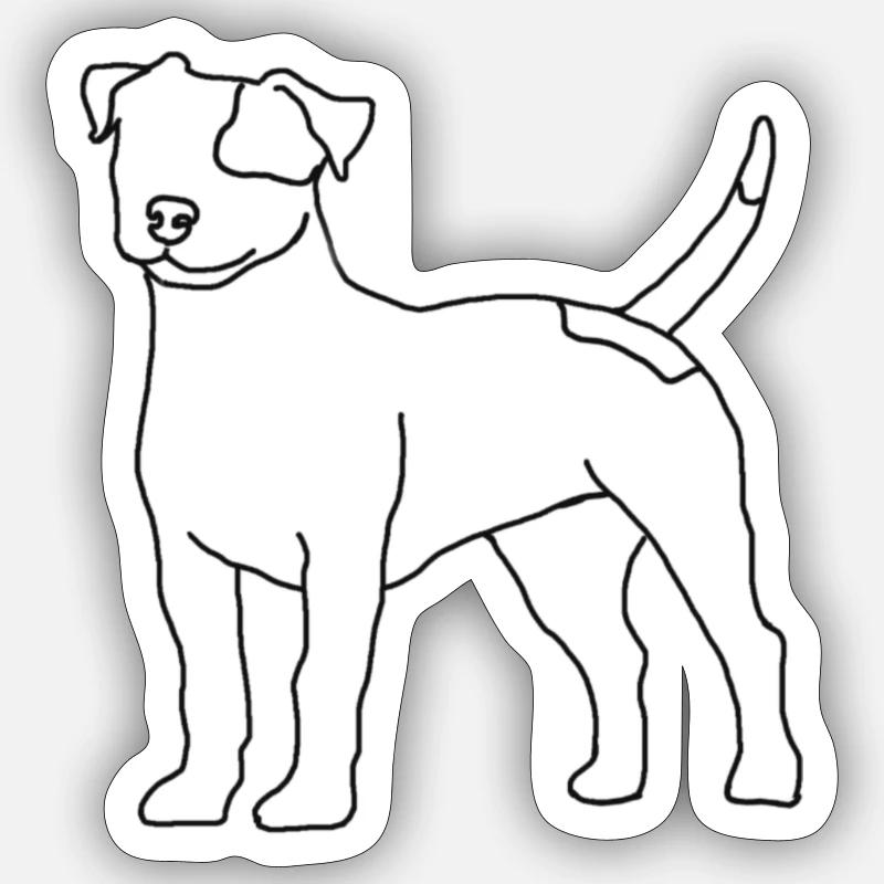 Just a Jack - Sticker size S (10 x 10 cm) - white matte